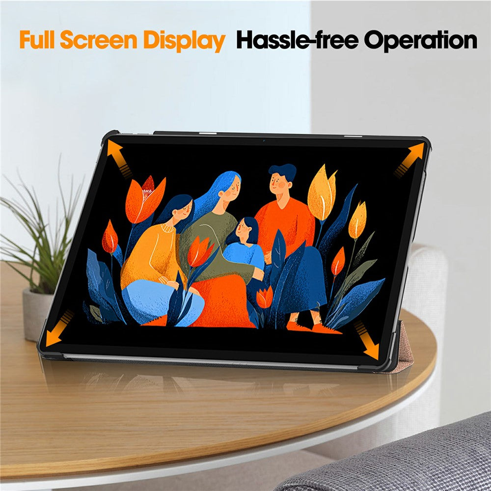 Θήκη για Lenovo Idea Tab Plus, Techsuit, FoldPro, Ροζ Χρυσό
