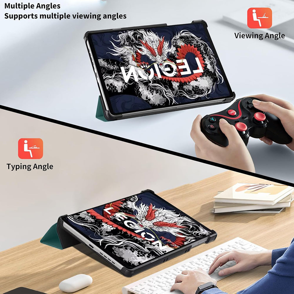 Θήκη για Lenovo Legion Y700 (2025), Techsuit, FoldPro Unicorn, Πολύχρωμη