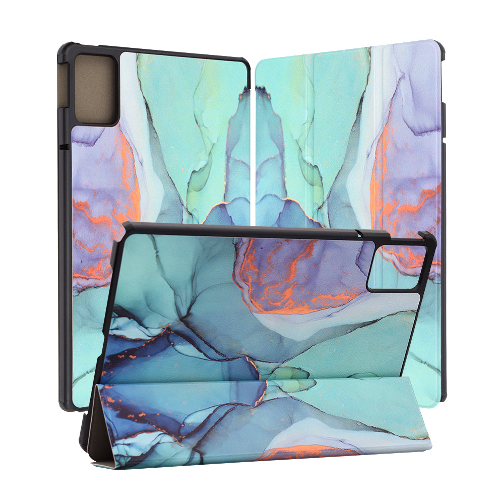 Θήκη για Lenovo Tab M11, Techsuit, FoldPro Green Time, Πολύχρωμο
