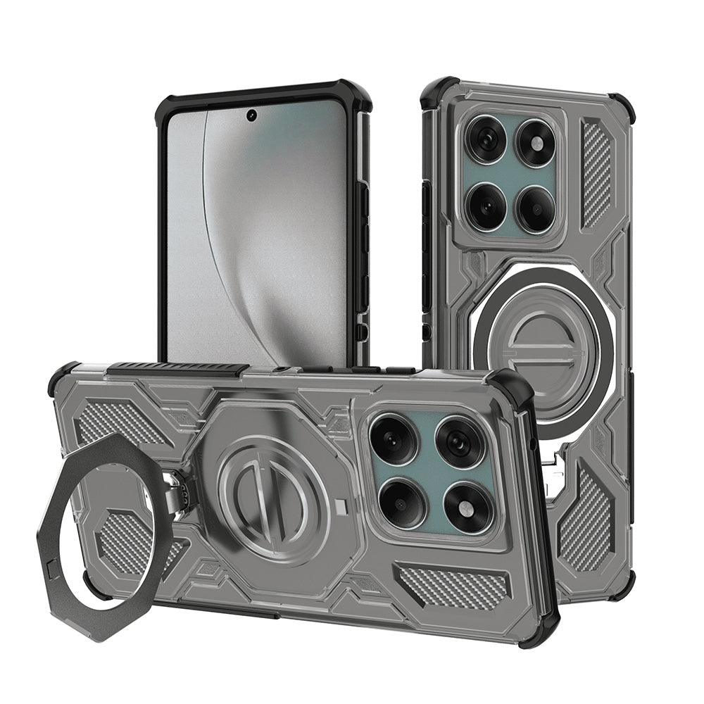 Θήκη για Motorola Edge 60 Pro, Techsuit, Carbon Shield Pro, Καπνιστή