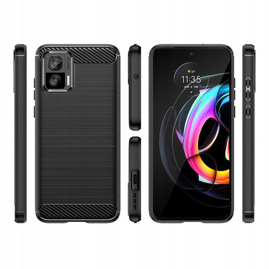 Θήκη για Motorola Edge 30 Neo, Techsuit, Carbon, Μαύρο