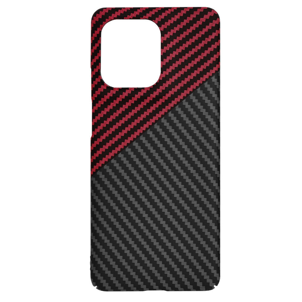 Θήκη για Motorola Edge 50 Pro, Techsuit, Carbonite FiberShell, Μαύρο Κόκκινο