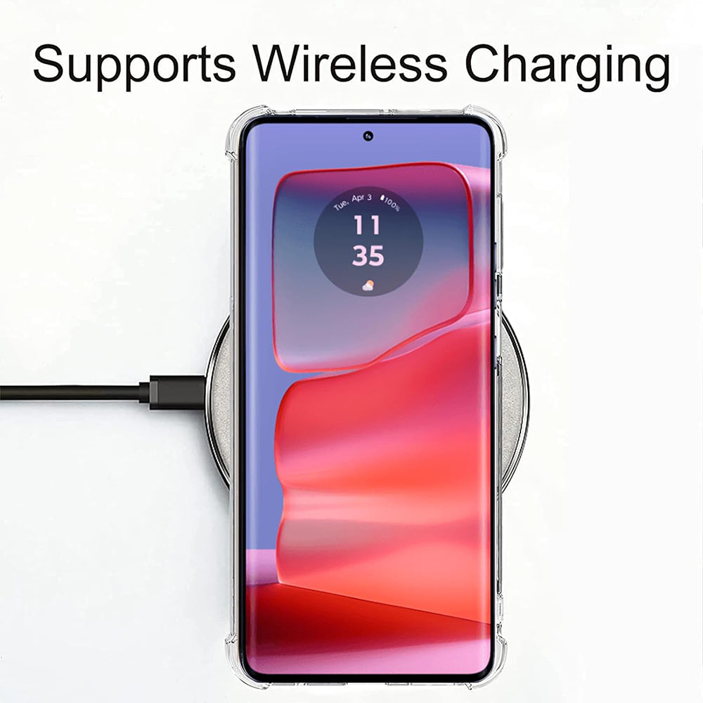 Θήκη για Motorola Edge 50 Pro, Techsuit, Ανθεκτική σε Κρούσεις Διαφανής, Διάφανη