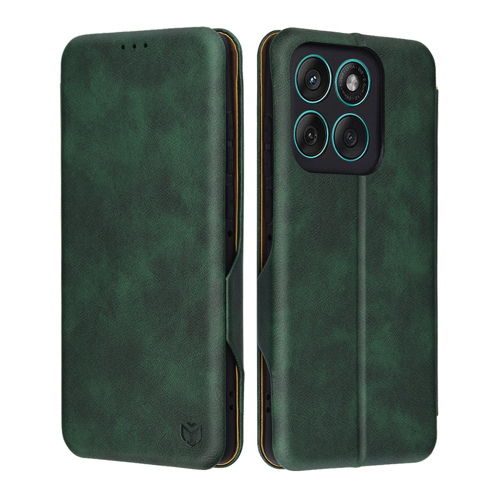 Θήκη για Motorola Edge 60 Fusion / Edge 60, Techsuit, Safe Wallet Plus, Πράσινο