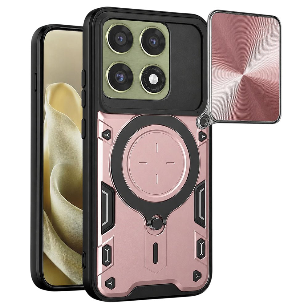 Θήκη για Motorola Edge 70 Pro, Techsuit, CamGuard Pro, Ροζ Χρυσό