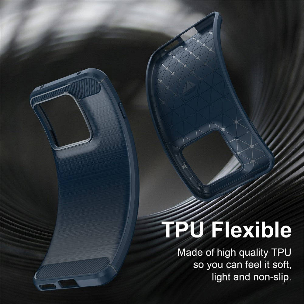 Θήκη για Motorola Edge 70 Pro, Techsuit, Carbon, Μπλε