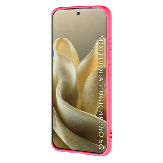 Θήκη για Motorola Edge 70 Pro, Techsuit, SoftFlex, Σκούρο Ροζ