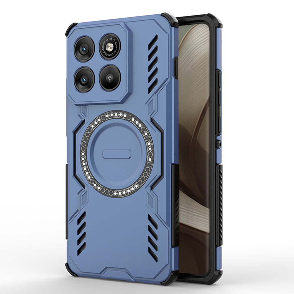 Θήκη MagSafe για Motorola Edge 70, Techsuit, ArmorMag, Μπλε