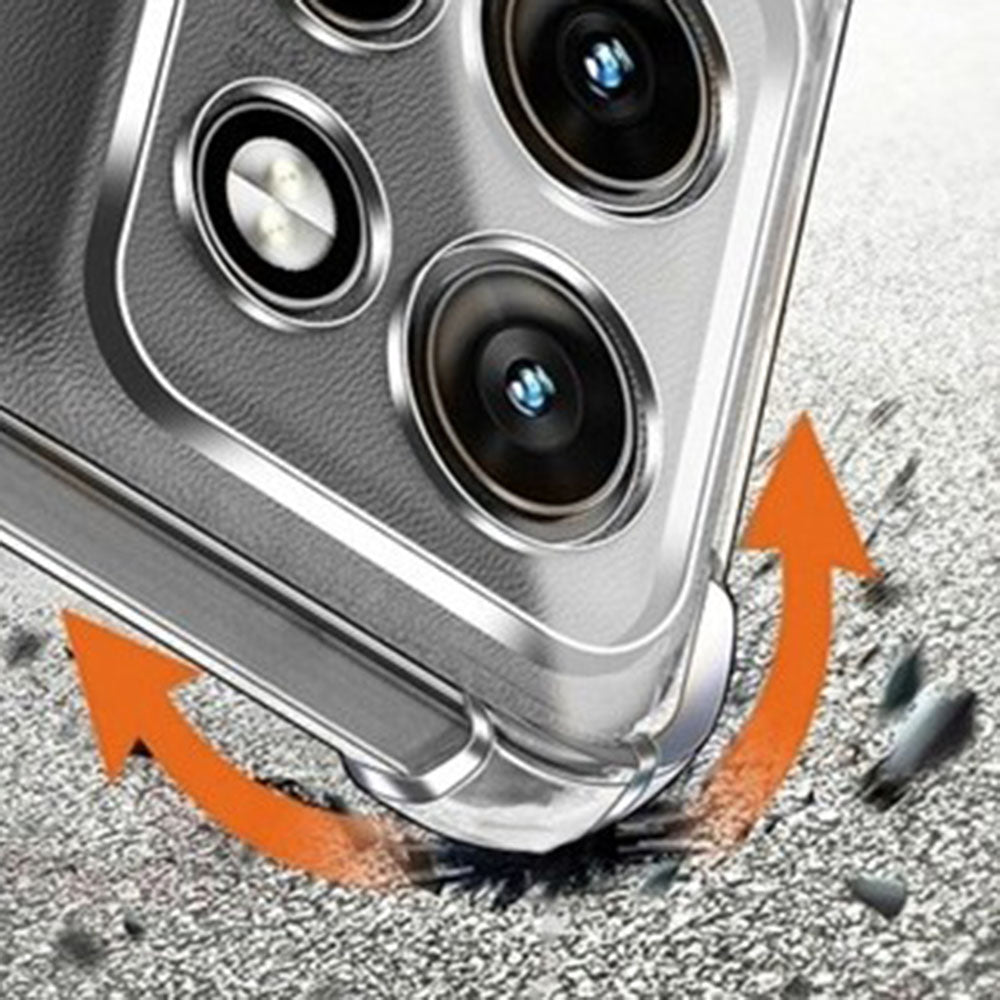 Case for Motorola Edge 70, Techsuit, Shockproof Clear, Transparent