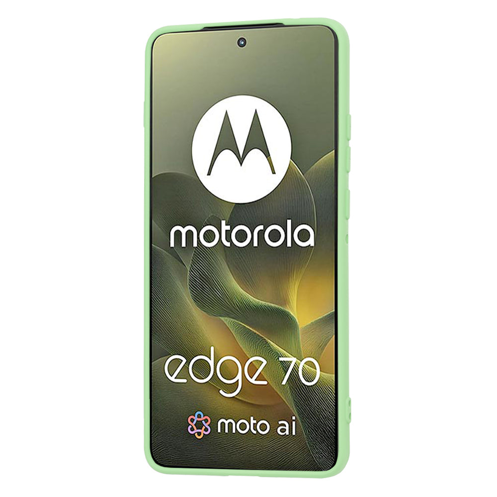 Case for Motorola Edge 70, Techsuit, SoftFlex, Light Green