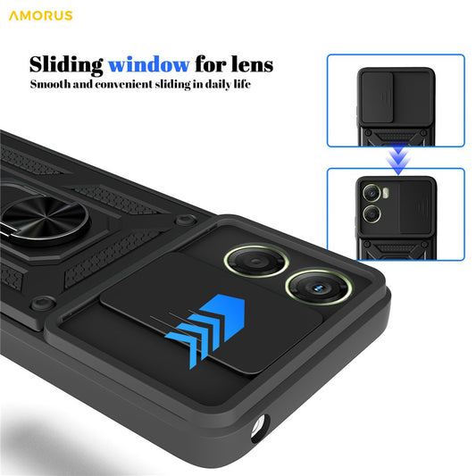 Θήκη για Motorola Moto G06, Techsuit, CamShield, Χρυσή