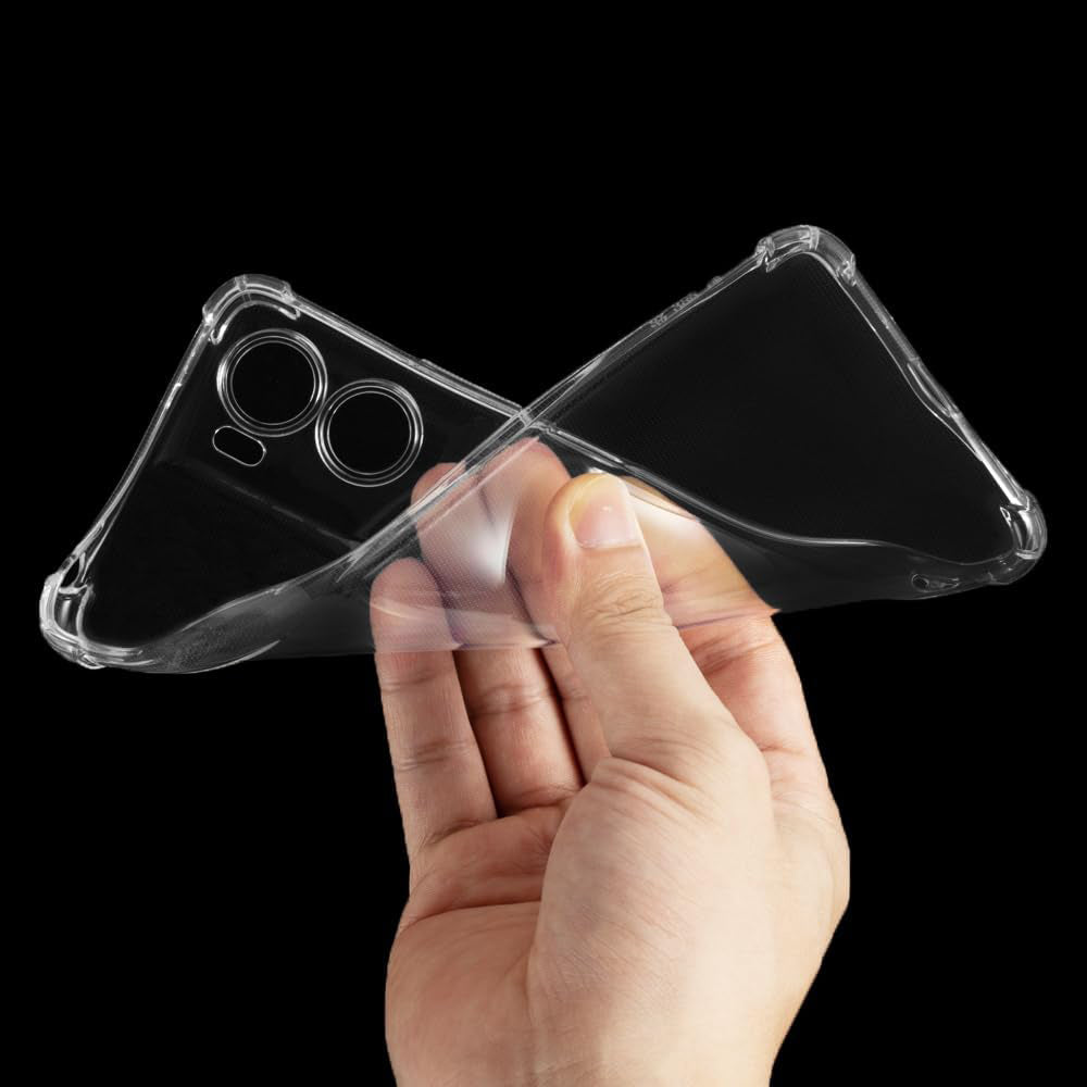 Θήκη για Motorola Moto G06, Techsuit, Ανθεκτική σε Κρούσεις Διαφανής, Διαφανής