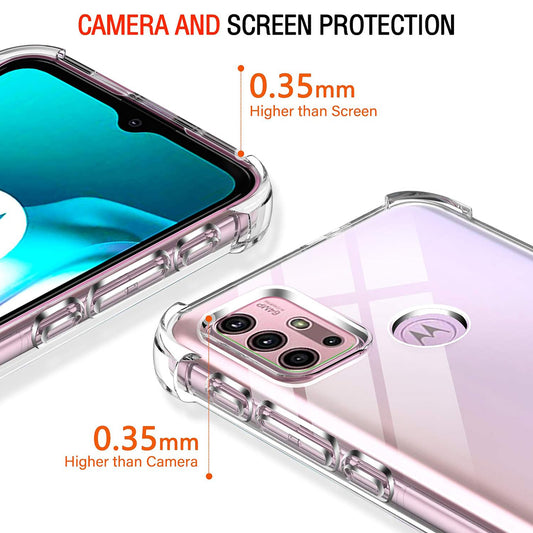 Θήκη για Motorola Moto G30 / G20 / G10, Techsuit, Ανθεκτική σε Κρούσεις Διαφανής, Διάφανη