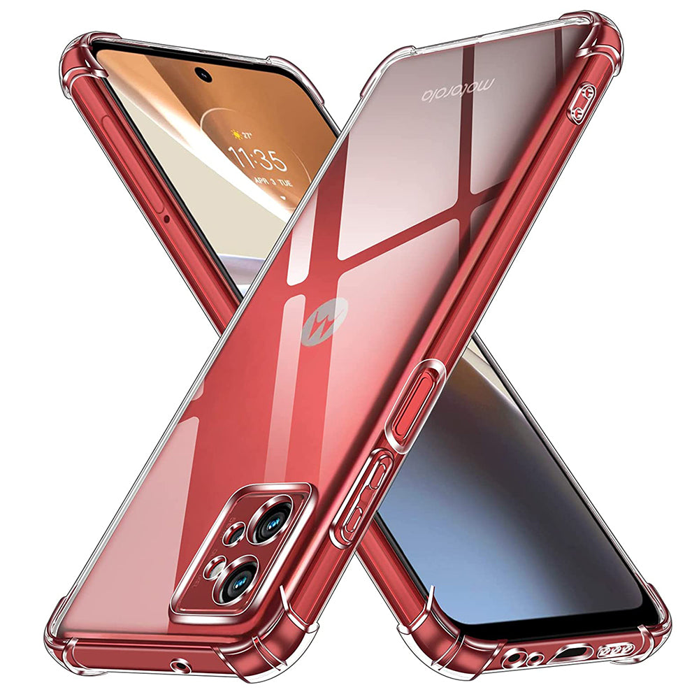 Θήκη για Motorola Moto G32, Techsuit, Ανθεκτική σε Κρούσεις Διαφανής, Διάφανη