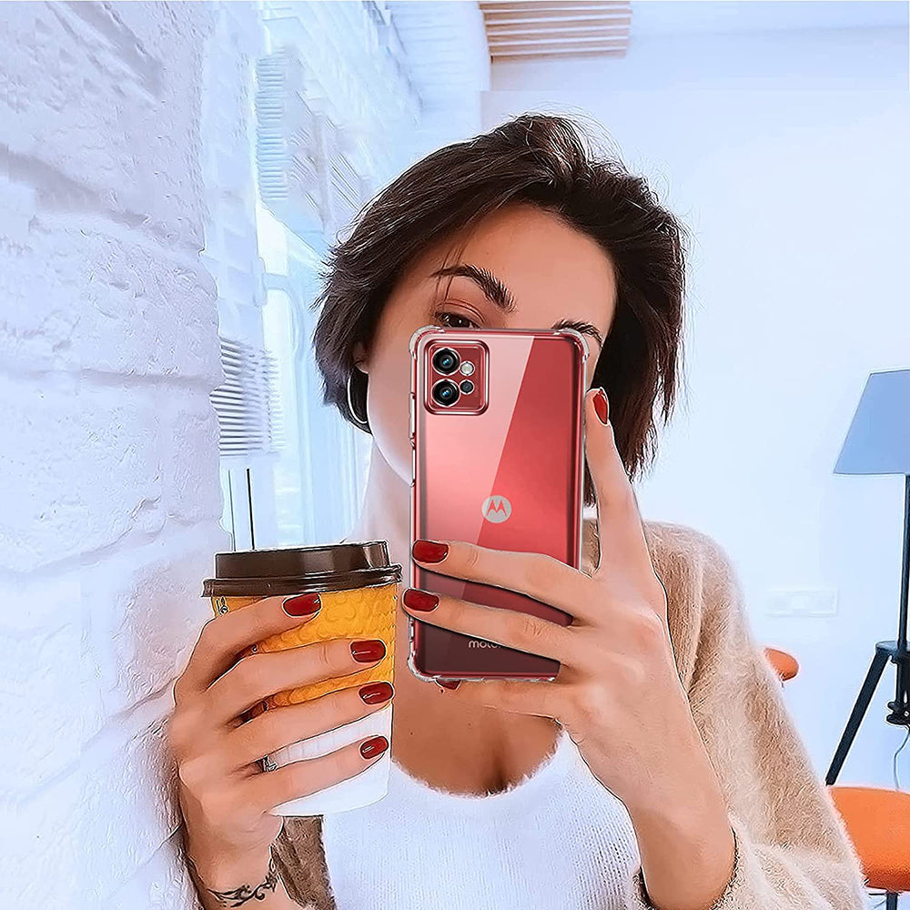 Θήκη για Motorola Moto G32, Techsuit, Ανθεκτική σε Κρούσεις Διαφανής, Διάφανη