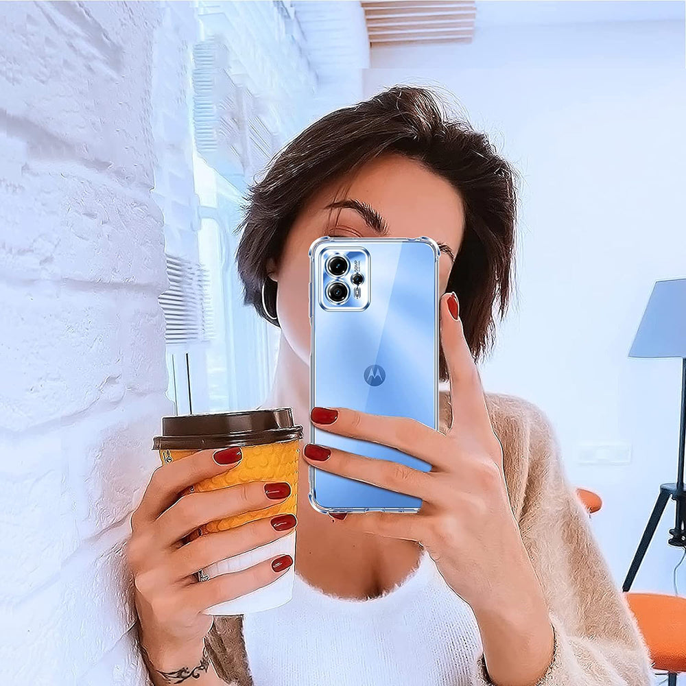 Θήκη για Motorola Moto G35, Techsuit, Ανθεκτική σε Κρούσεις Διαφανής, Διάφανη