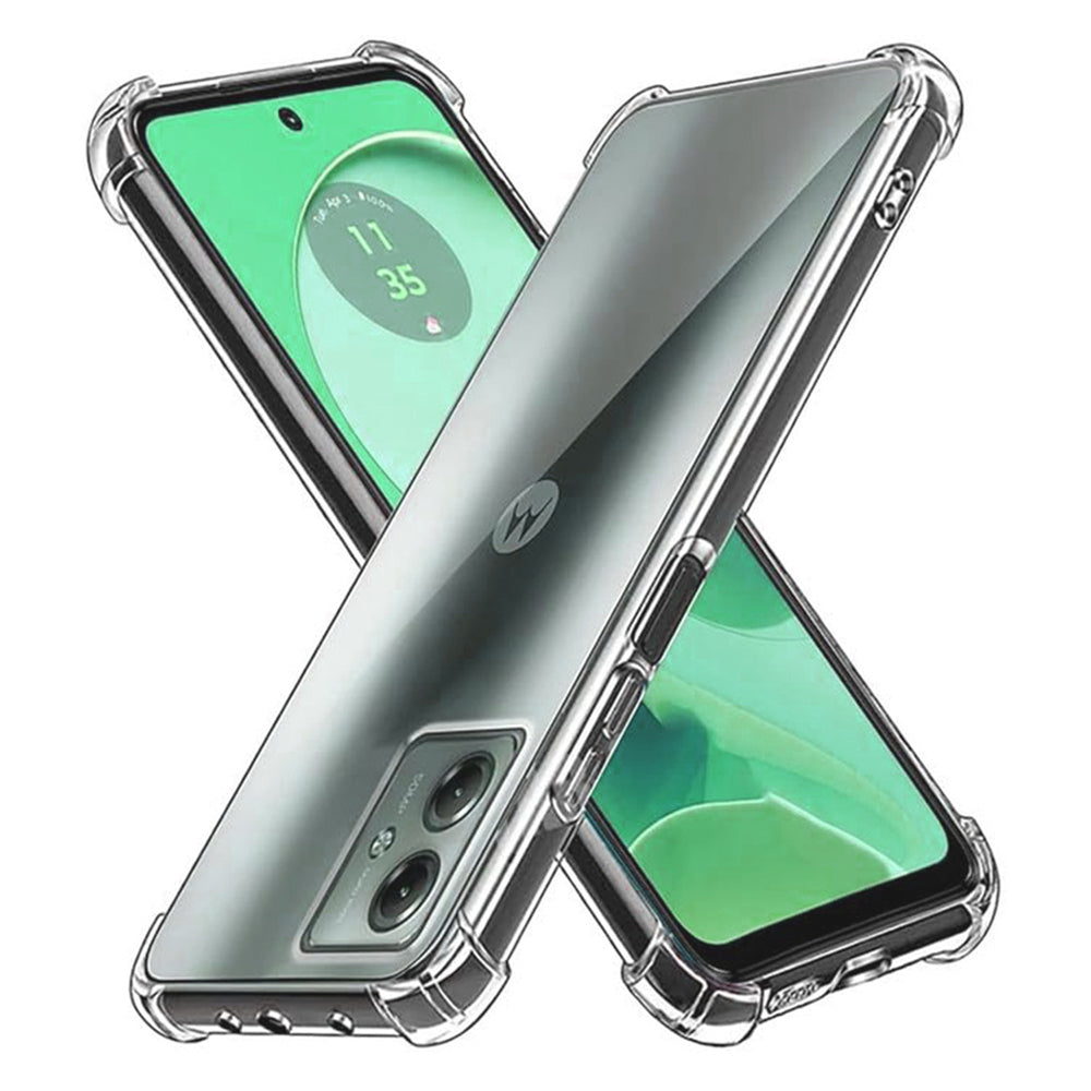 Θήκη για Motorola Moto G54, Techsuit, Ανθεκτική σε Κρούσεις Διαφανής, Διάφανη