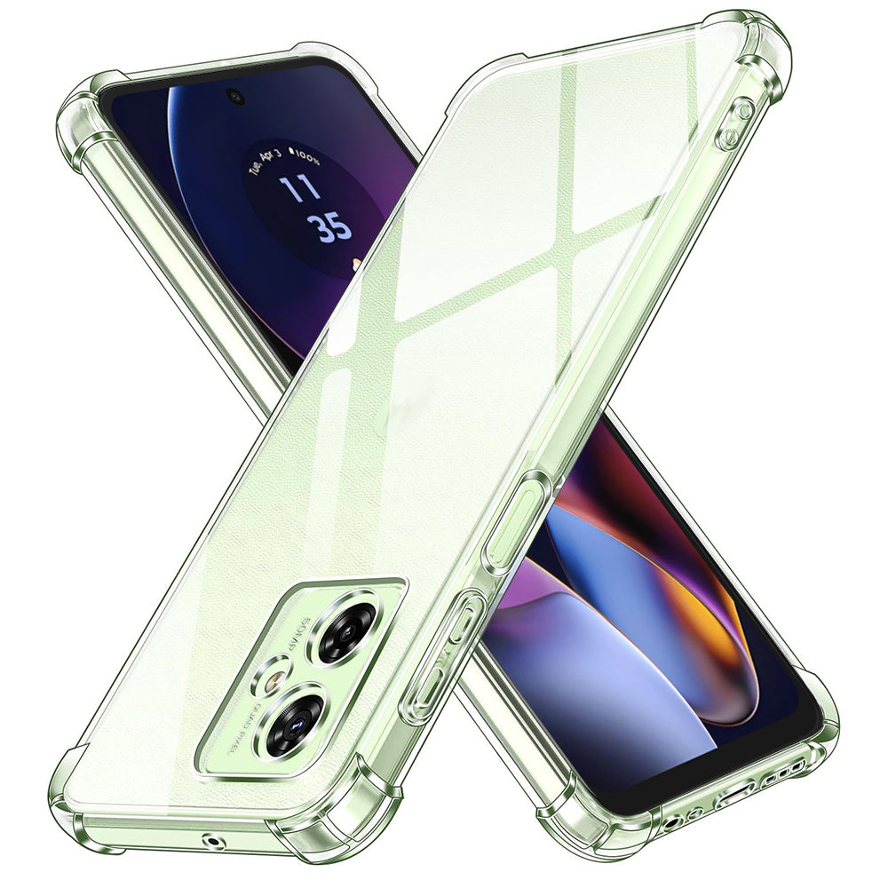 Θήκη για Motorola Moto G55, Techsuit, Ανθεκτική σε Κρούσεις Διαφανής, Διαφανής
