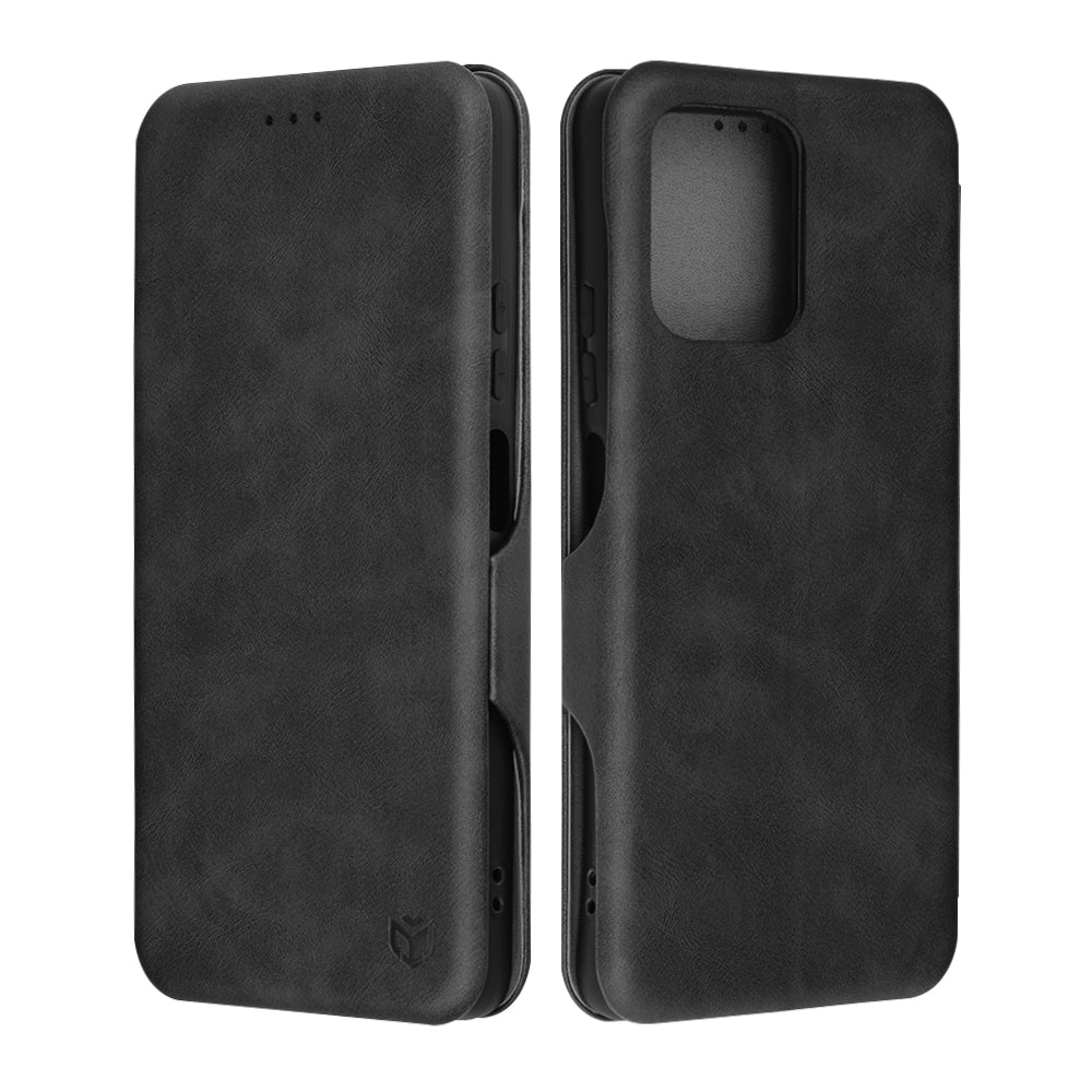Θήκη για Motorola Moto G75, Techsuit, Safe Wallet Plus, Μαύρο