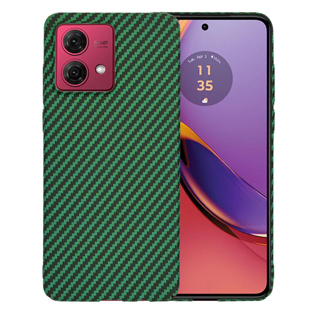 Θήκη για Motorola Moto G84, Techsuit, Carbonite FiberShell, Πράσινο