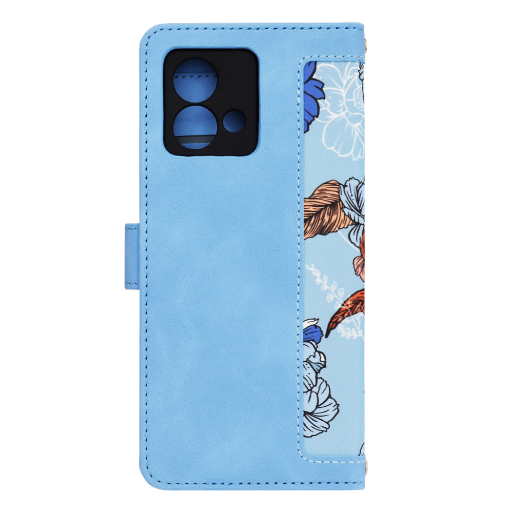 Θήκη για Motorola Moto G84, Techsuit, FlipCraft, Μπλε