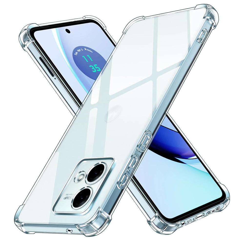 Θήκη για Motorola Moto G84, Techsuit, Ανθεκτική σε Κρούσεις Διαφανής, Διάφανη