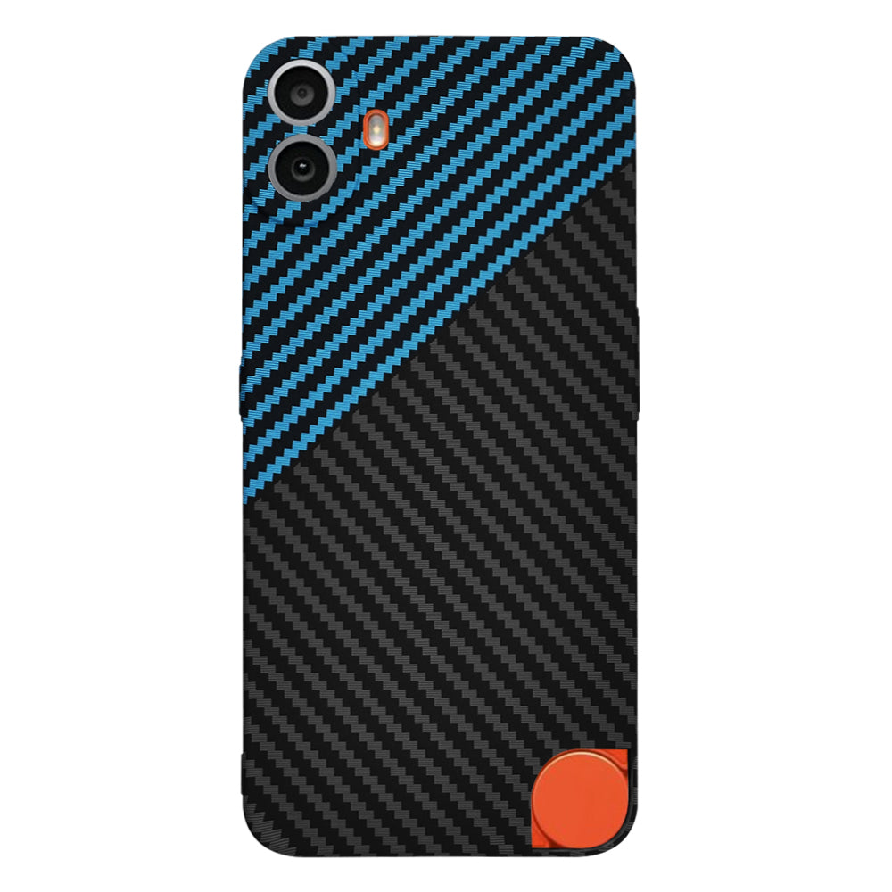 Θήκη για Nothing CMF Phone 1, Techsuit, Carbonite FiberShell, Μαύρο Μπλε