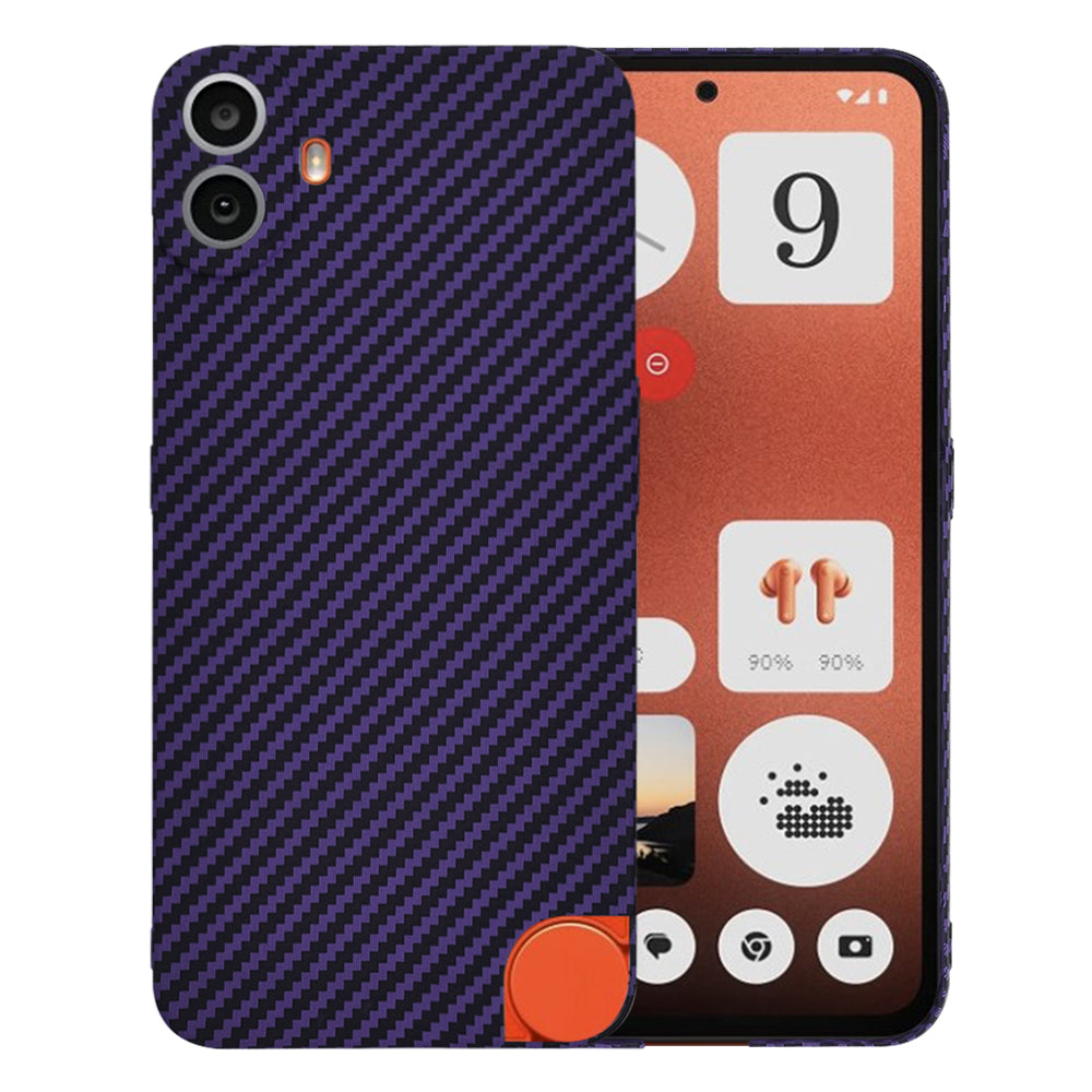 Θήκη για Nothing CMF Phone 1, Techsuit, Carbonite FiberShell, Μωβ