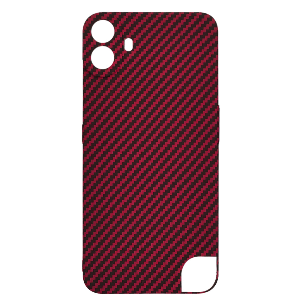 Θήκη για Nothing CMF Phone 1, Techsuit, Carbonite FiberShell, Κόκκινο