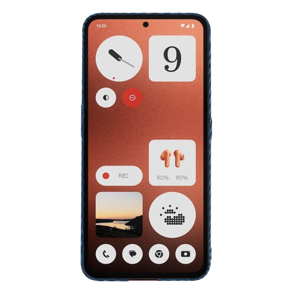 Θήκη για Nothing CMF Phone 1, Techsuit, Carbonite FiberShell, Τυρκουάζ