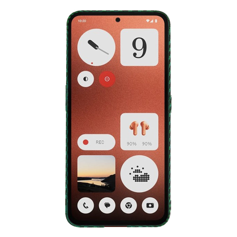 Θήκη για Nothing CMF Phone 1, Techsuit, Carbonite FiberShell, Πράσινο