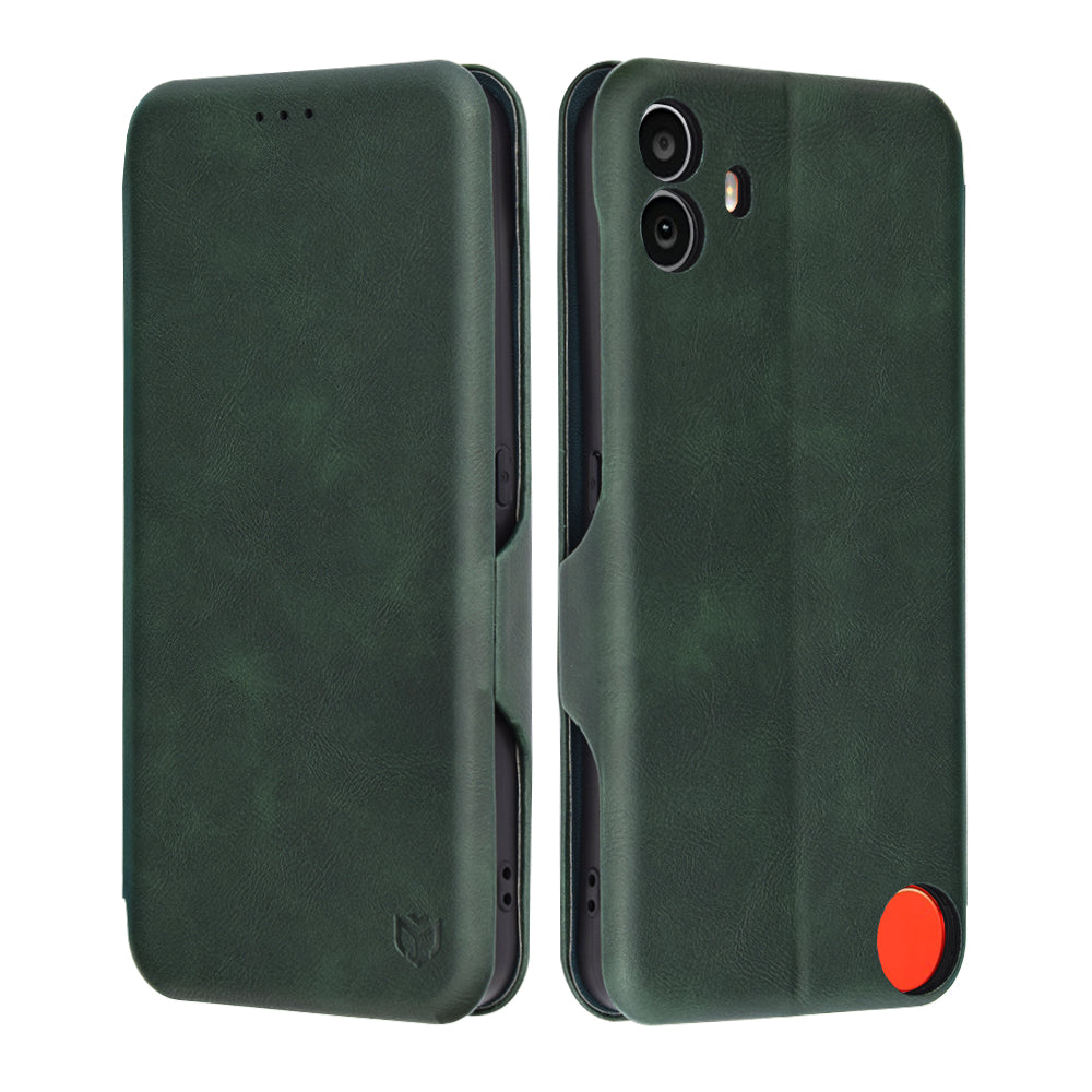 Θήκη για Nothing CMF Phone 1, Techsuit, Safe Wallet Plus, Πράσινο