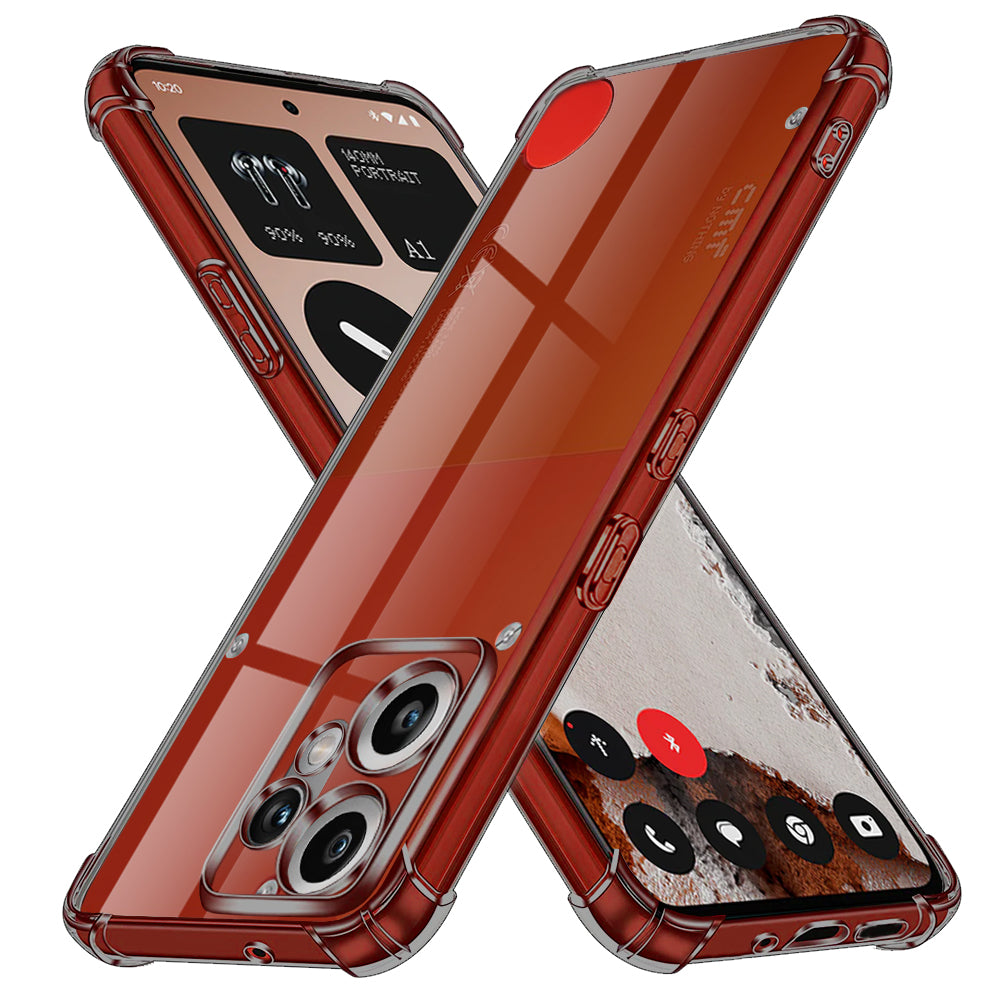 Θήκη για Nothing CMF Phone 2 Pro, Techsuit, Ανθεκτική σε Κρούσεις Διαφανής, Καπνιστή