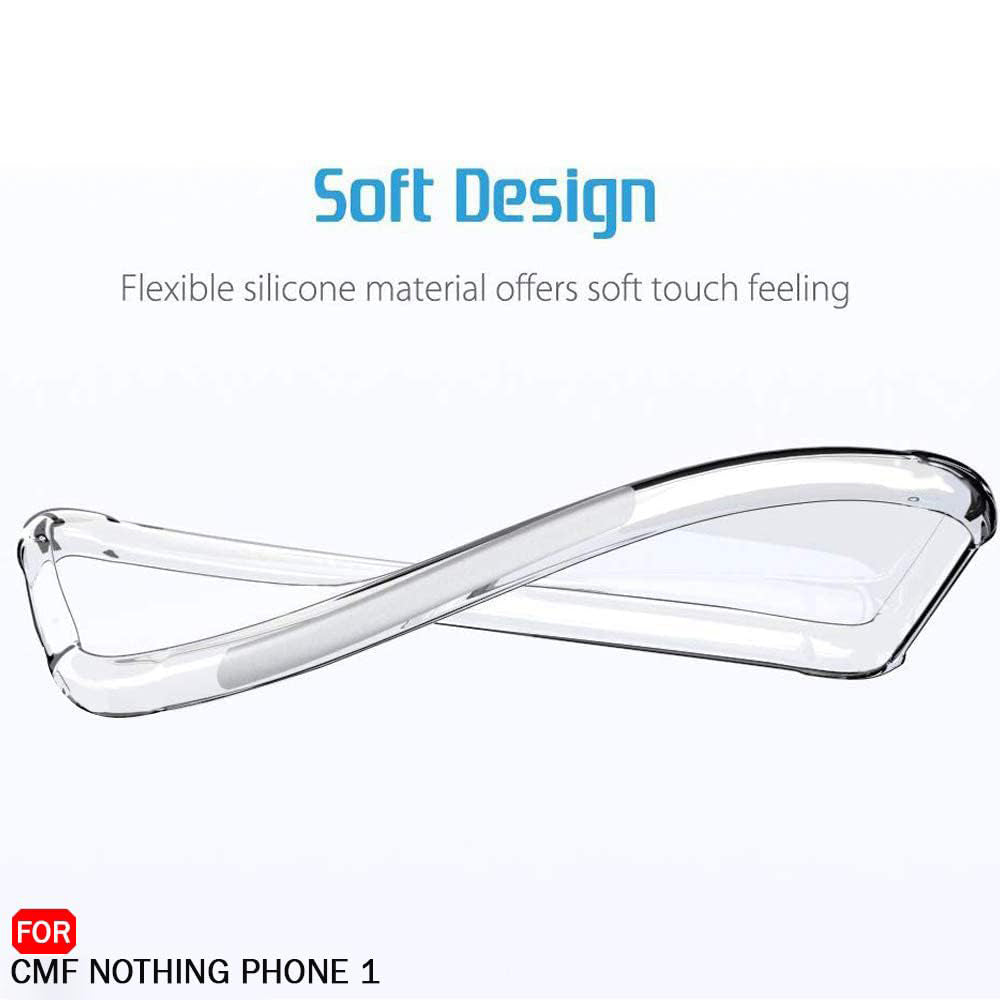 Θήκη για Nothing CMF Phone 2 Pro, Techsuit, Ανθεκτική σε Κρούσεις Διαφανής, Διάφανη