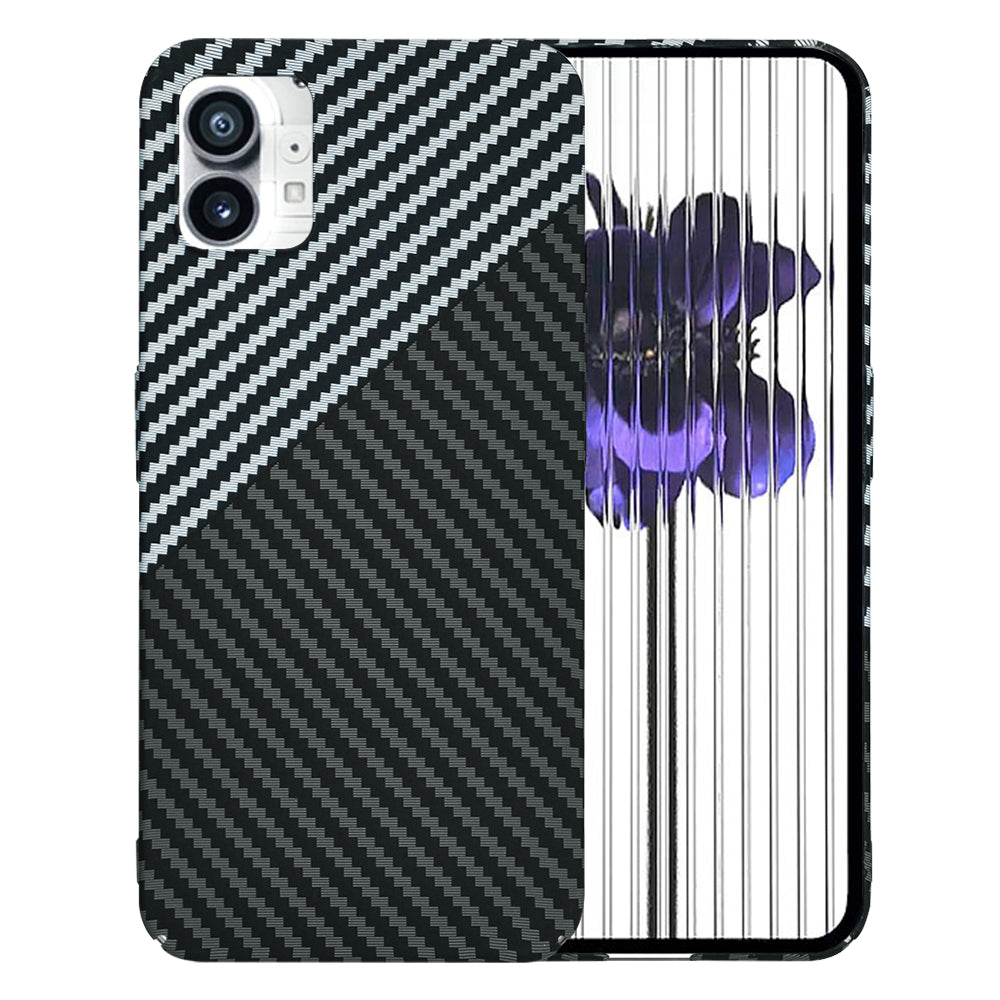 Θήκη για Nothing Phone (1), Techsuit, Carbonite FiberShell, Μαύρο Γκρι