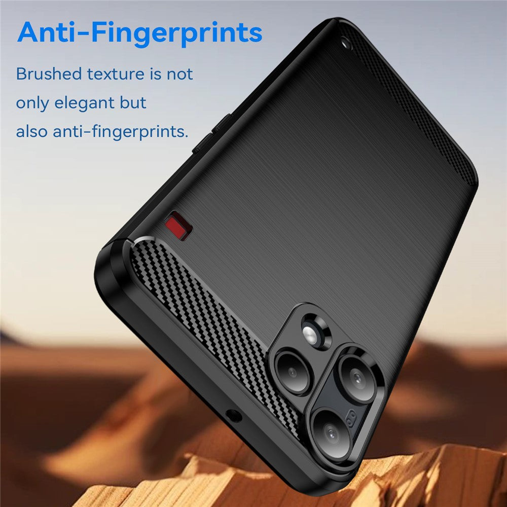 Θήκη για Nothing Phone (3a) Lite, Techsuit, Καρμπόν, Μαύρη