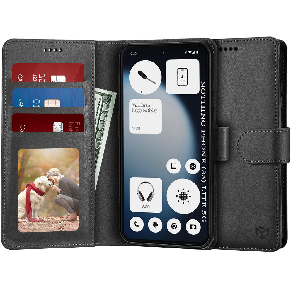 Θήκη για Nothing Phone (3a) Lite, Techsuit, Diary Book, Μαύρη
