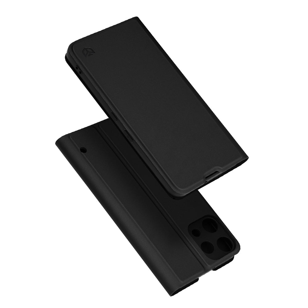 Case for Nothing Phone (3a) Lite, Techsuit, Magskin Book, Black