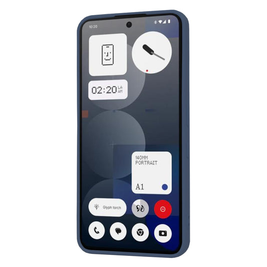 Case for Nothing Phone (3a) Pro, Techsuit, SoftFlex, Navy Blue