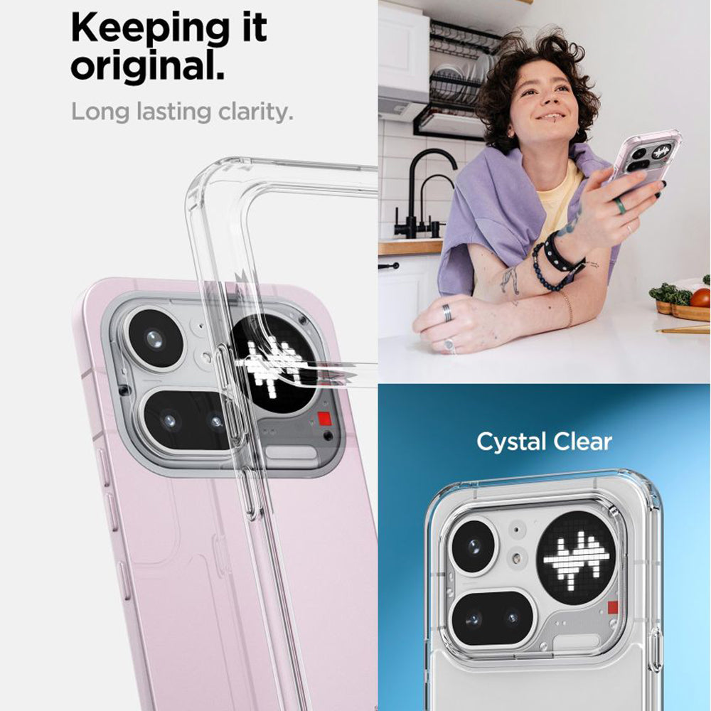 Θήκη για Nothing Phone (4a) Pro, Spigen, Ultra Hybrid, Διαφανής ACS11632
