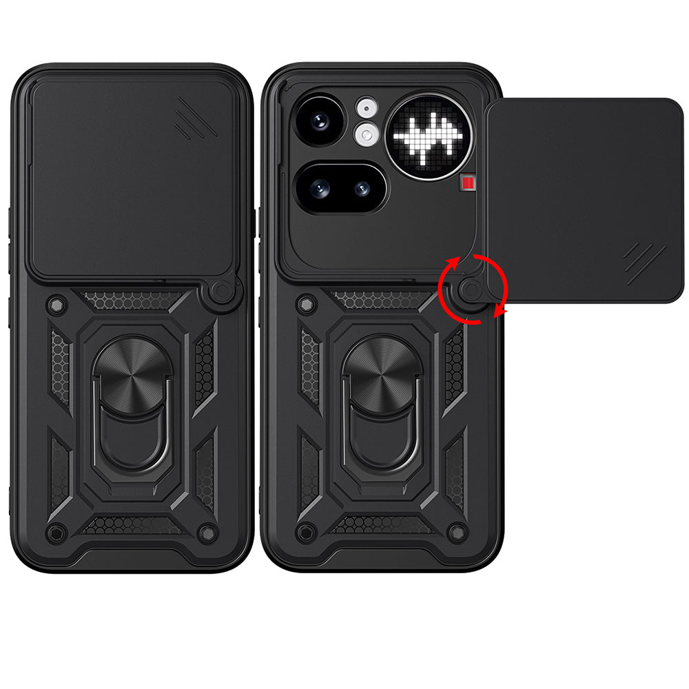 Θήκη για Nothing Phone (4a) Pro, Techsuit, CamShield, Μαύρη