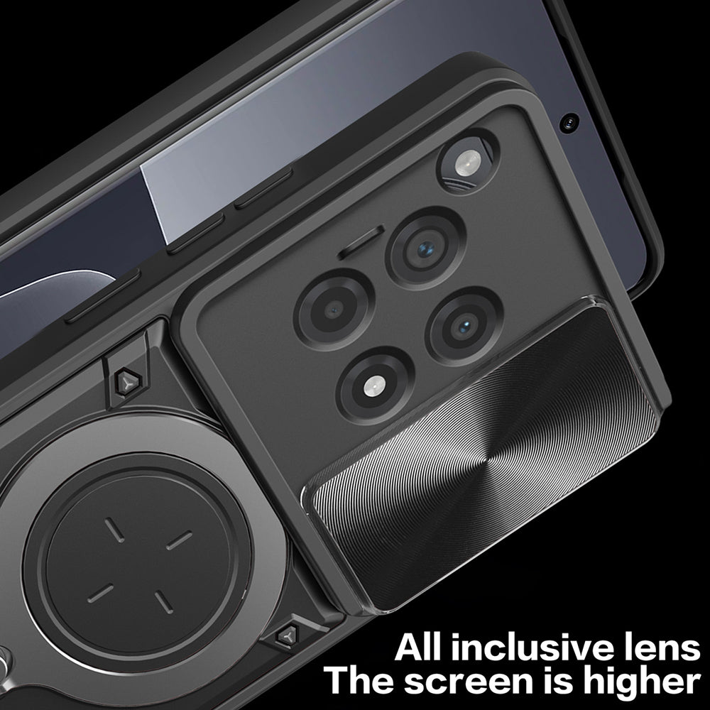 Θήκη για OnePlus 12R, Techsuit, CamGuard Pro, Ροζ Χρυσό