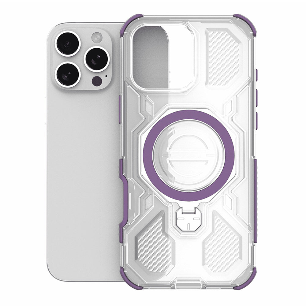 Θήκη για OnePlus 15, Techsuit, Carbon Shield Pro, Μωβ