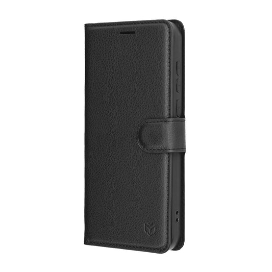 Θήκη για OnePlus 15, Techsuit, Leather Folio, Μαύρη