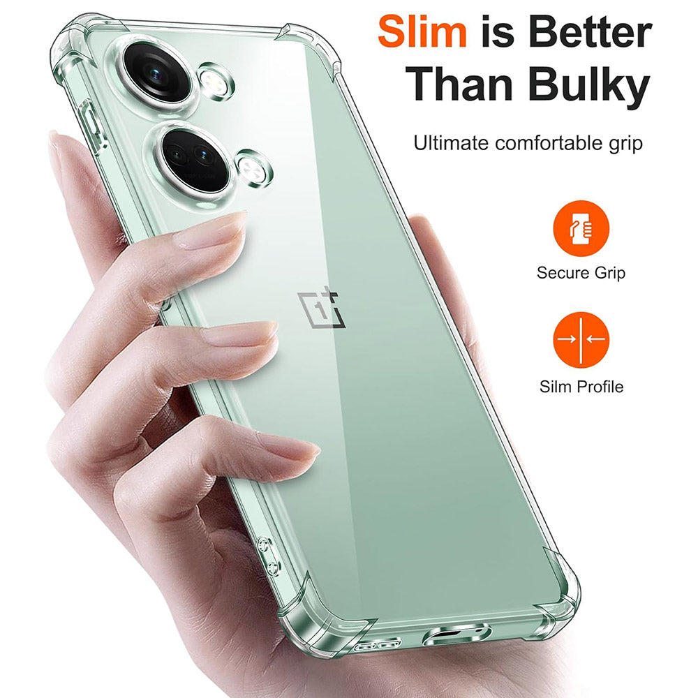 Θήκη για OnePlus Nord 3, Techsuit, Ανθεκτική σε Κρούσεις Διαφανής, Διάφανη