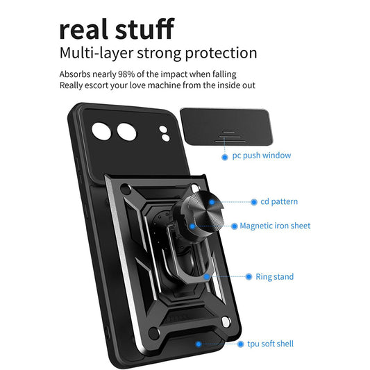 Θήκη για OnePlus Nord 4, Techsuit, CamShield, Μαύρο