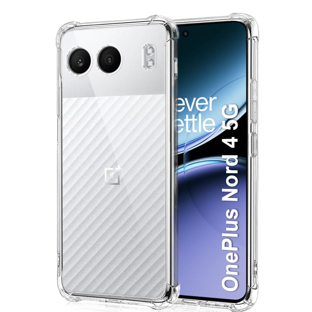 Θήκη για OnePlus Nord 4, Techsuit, Ανθεκτική σε Κρούσεις Διαφανής, Διάφανη