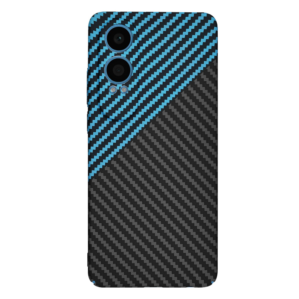 Θήκη για OnePlus Nord CE4 Lite, Techsuit, Carbonite FiberShell, Μαύρο Μπλε