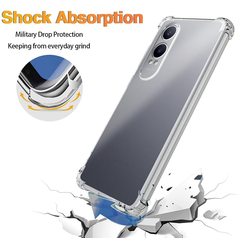 Θήκη για OnePlus Nord CE4 Lite, Techsuit, Ανθεκτική σε Κρούσεις Διαφανής, Διάφανη