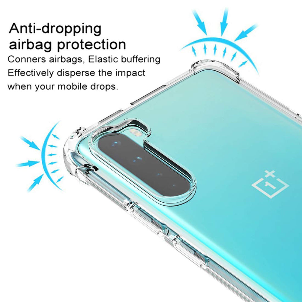 Θήκη για OnePlus Nord, Techsuit, Ανθεκτική σε Κρούσεις Διαφανής, Διάφανη